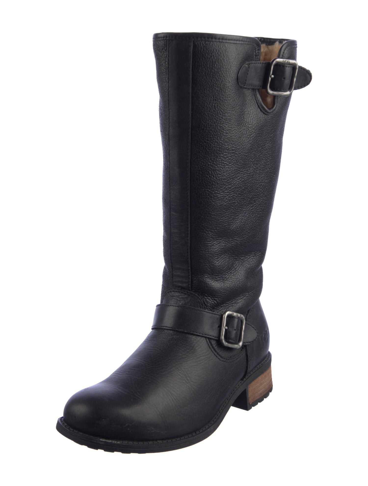 UGG Leather Moto Boots