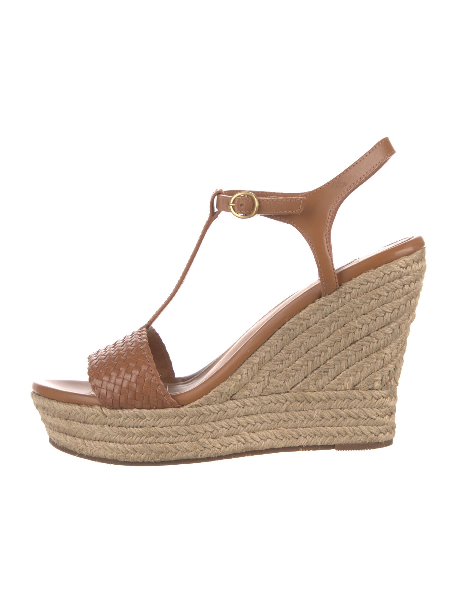 UGG Leather Colorblock Pattern Espadrilles