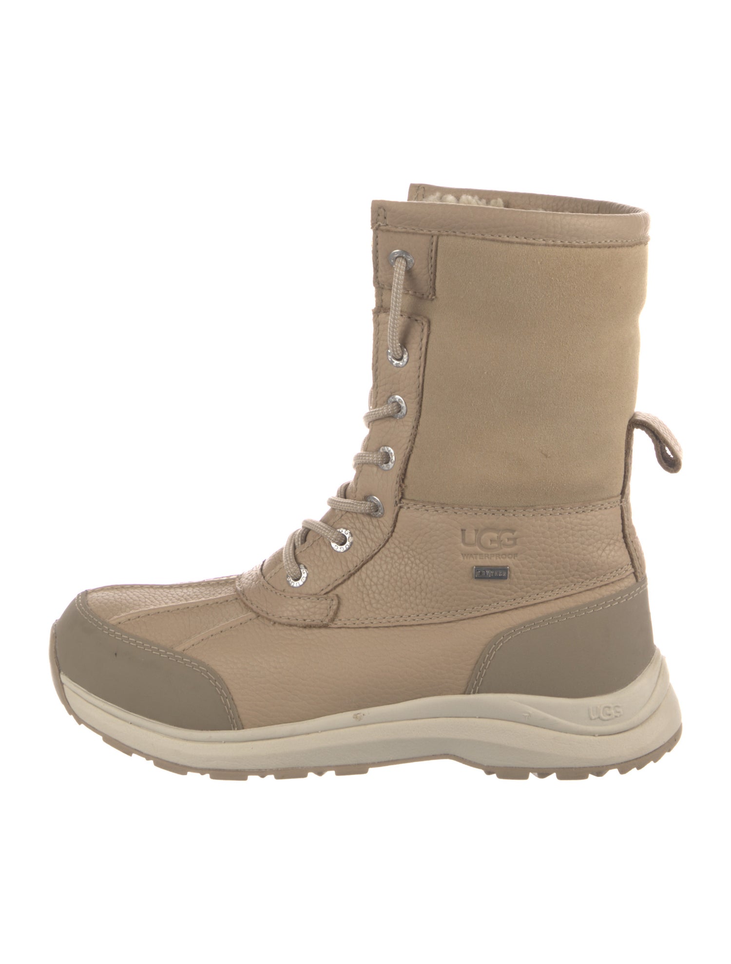 UGG Leather Lace-Up Boots