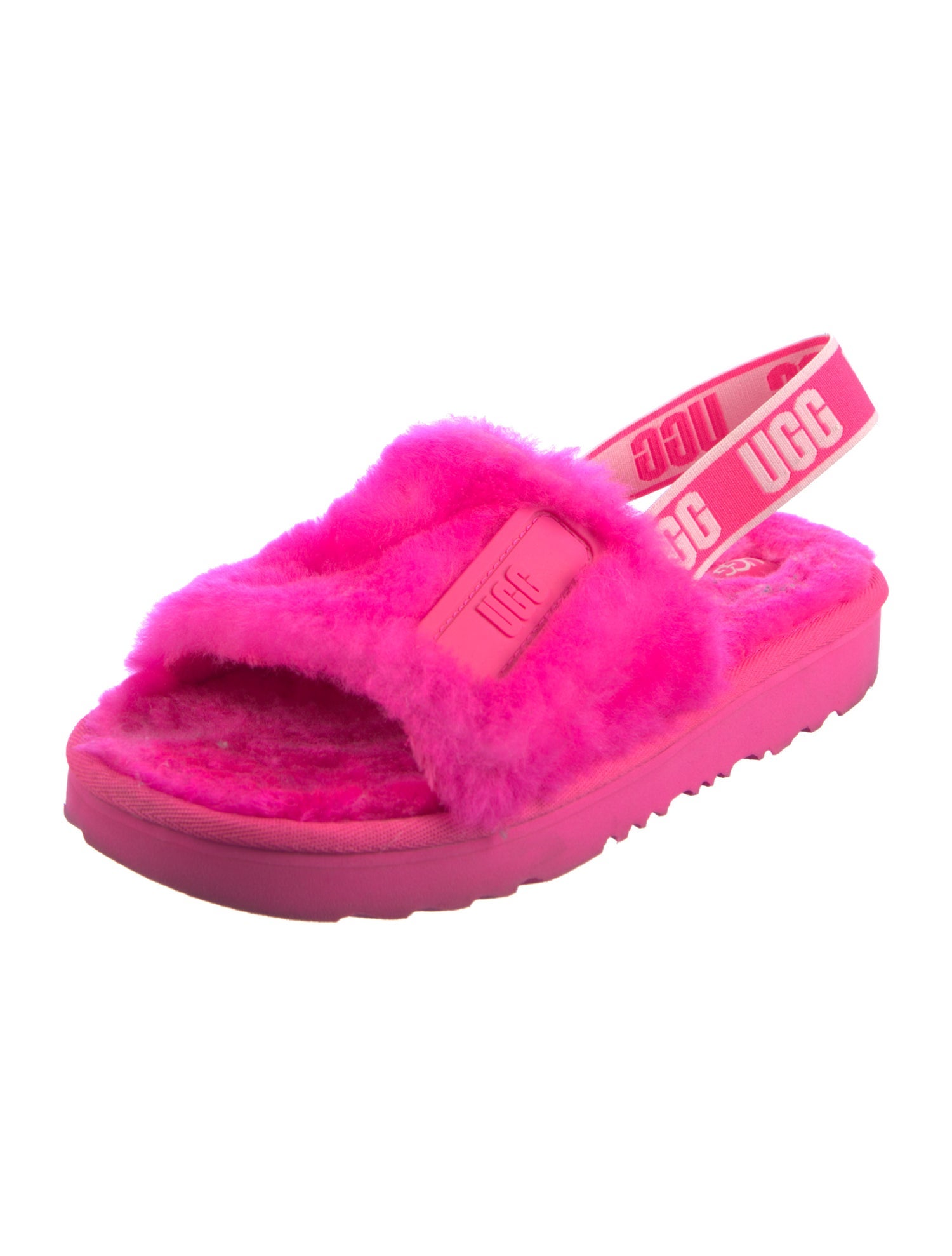 UGG Shearling Slingback Sandals