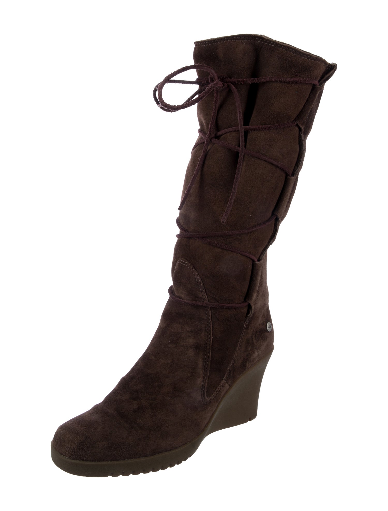 UGG Suede Lace-Up Boots