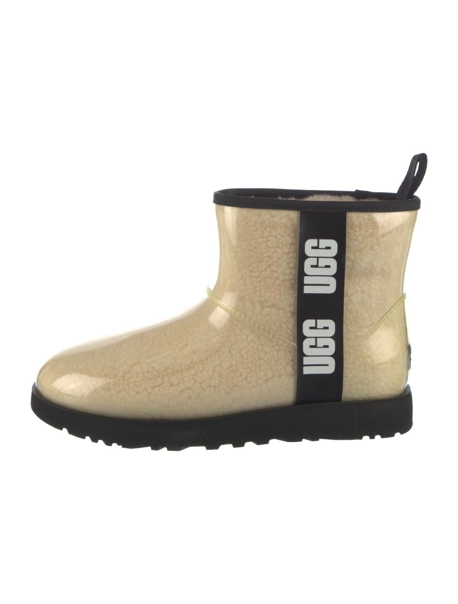 UGG Fur Trim Rain Boots