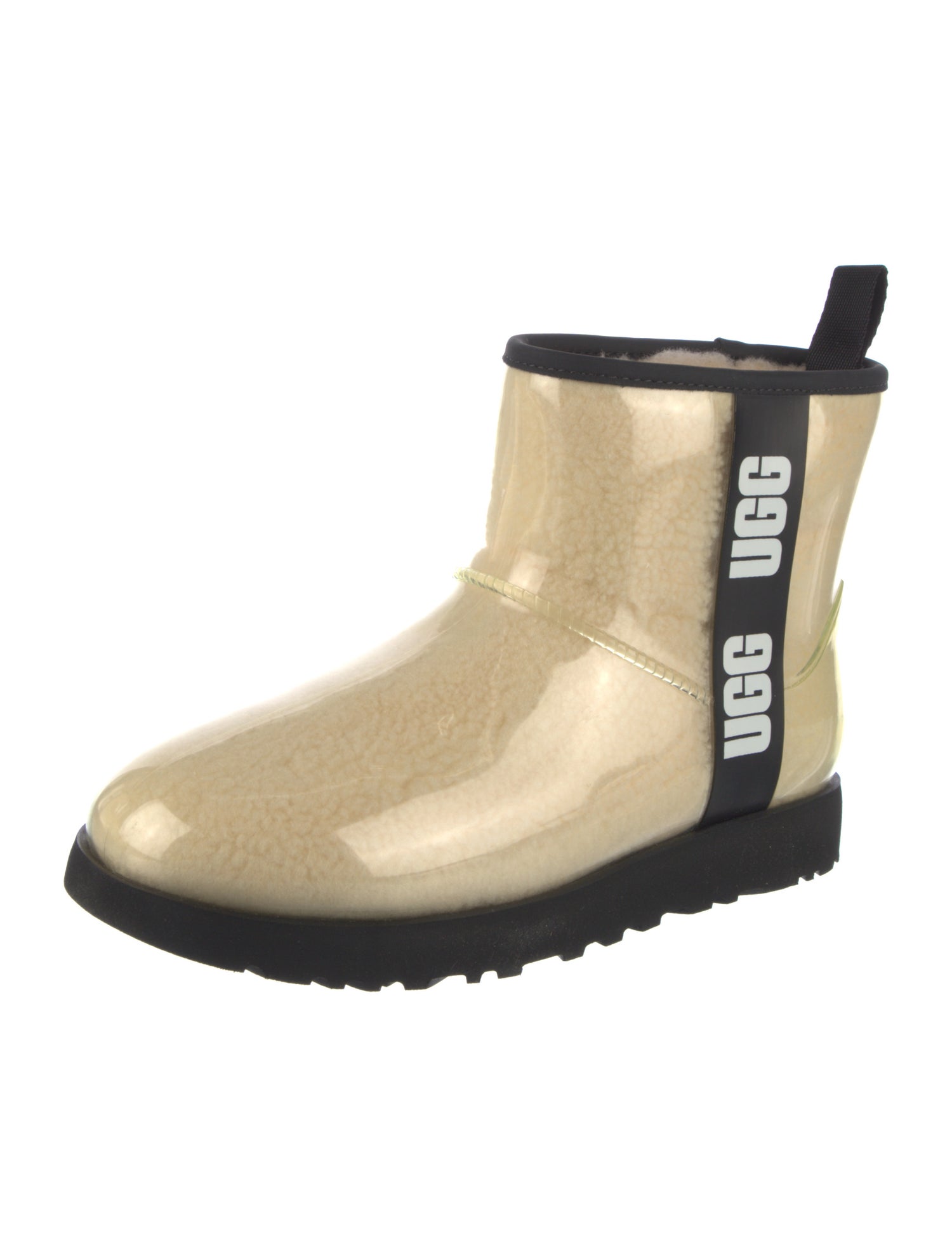 UGG Fur Trim Rain Boots