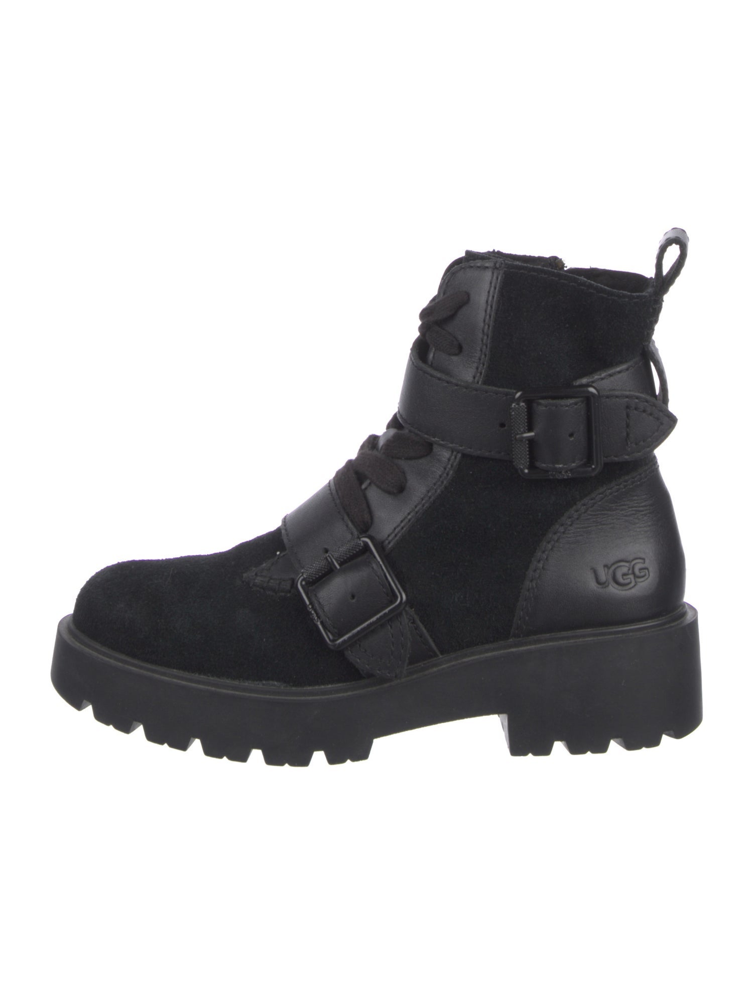 UGG Suede Combat Boots