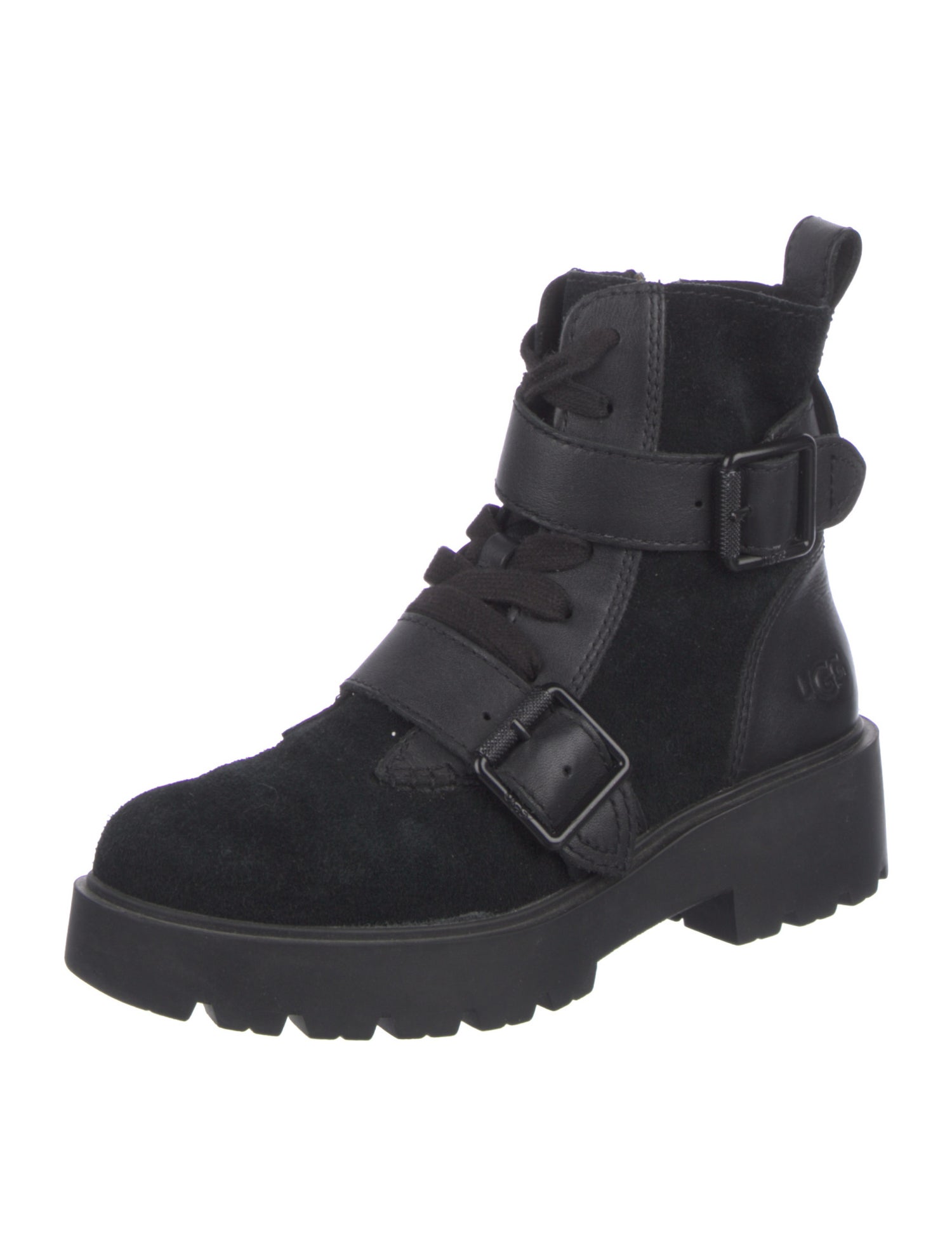 UGG Suede Combat Boots
