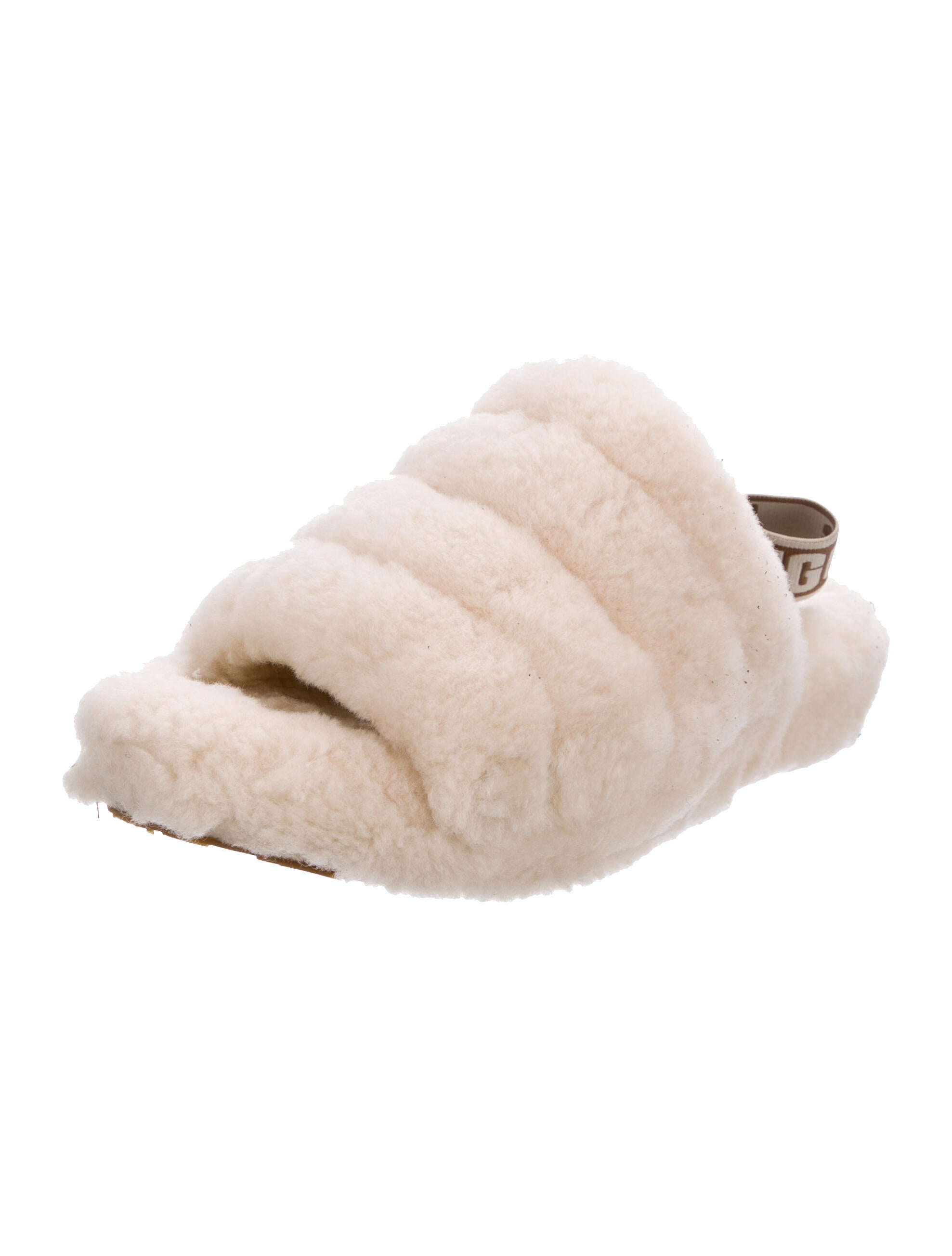 UGG Shearling Slingback Sandals