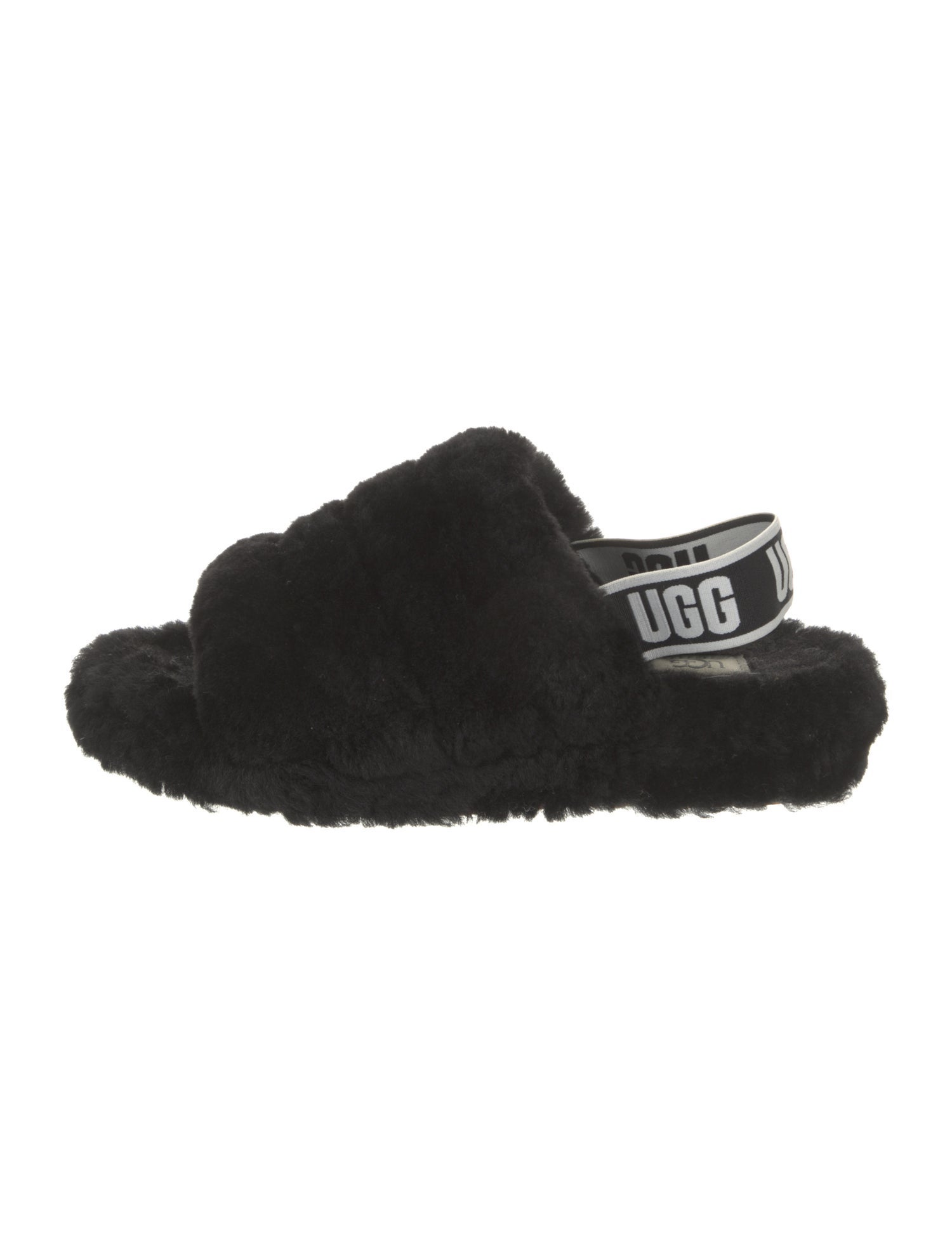 UGG Faux Fur Graphic Print Espadrilles