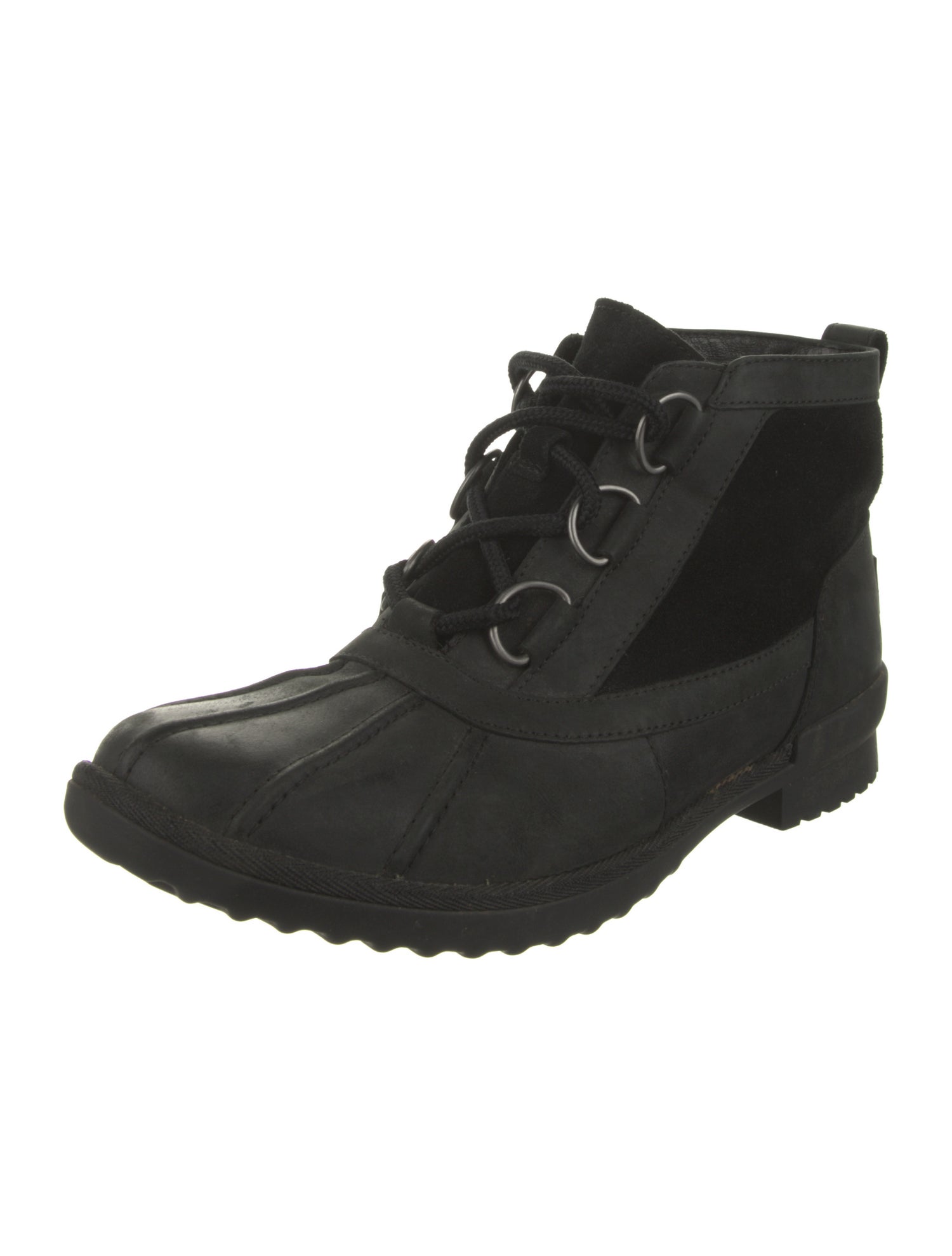 UGG Leather Lace-Up Boots