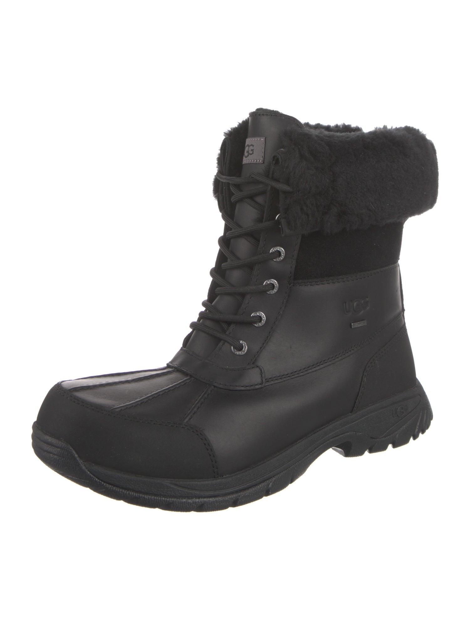 UGG Leather Lace-Up Boots