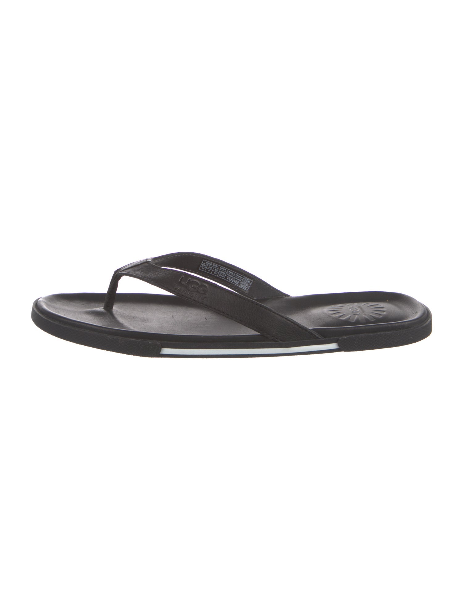 UGG Leather Flip Flops
