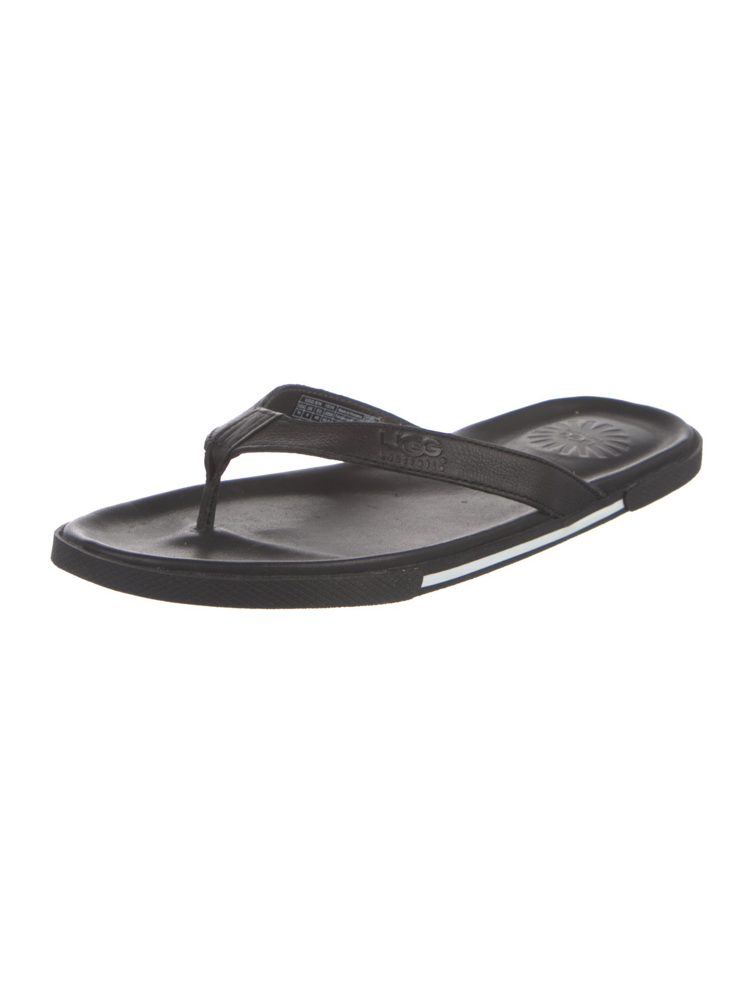 UGG Leather Flip Flops