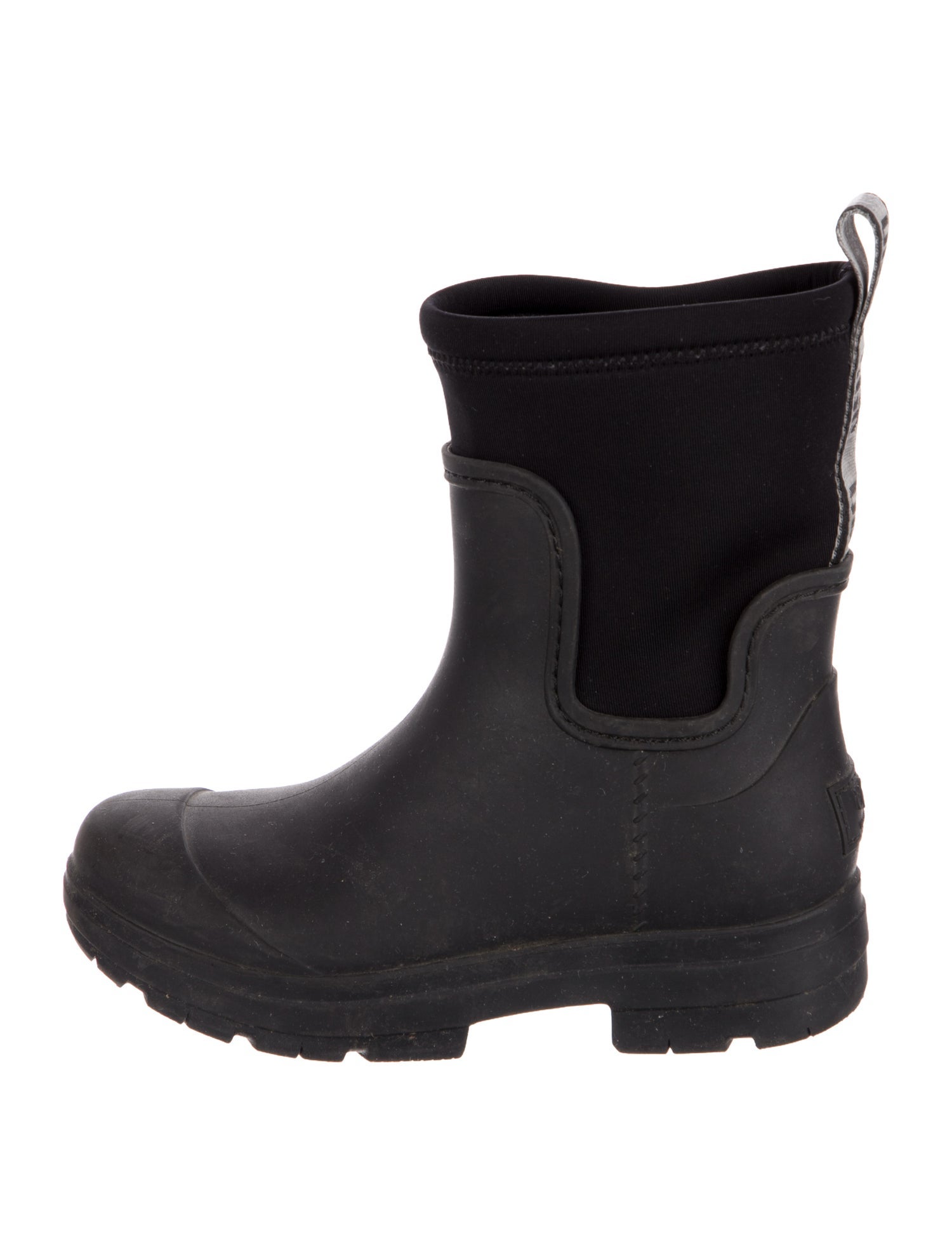 UGG Kids Boys' Black Rubber Flat Boots