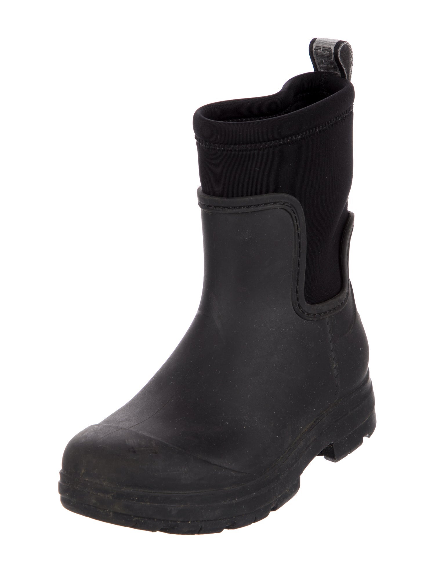 UGG Kids Boys' Black Rubber Flat Boots