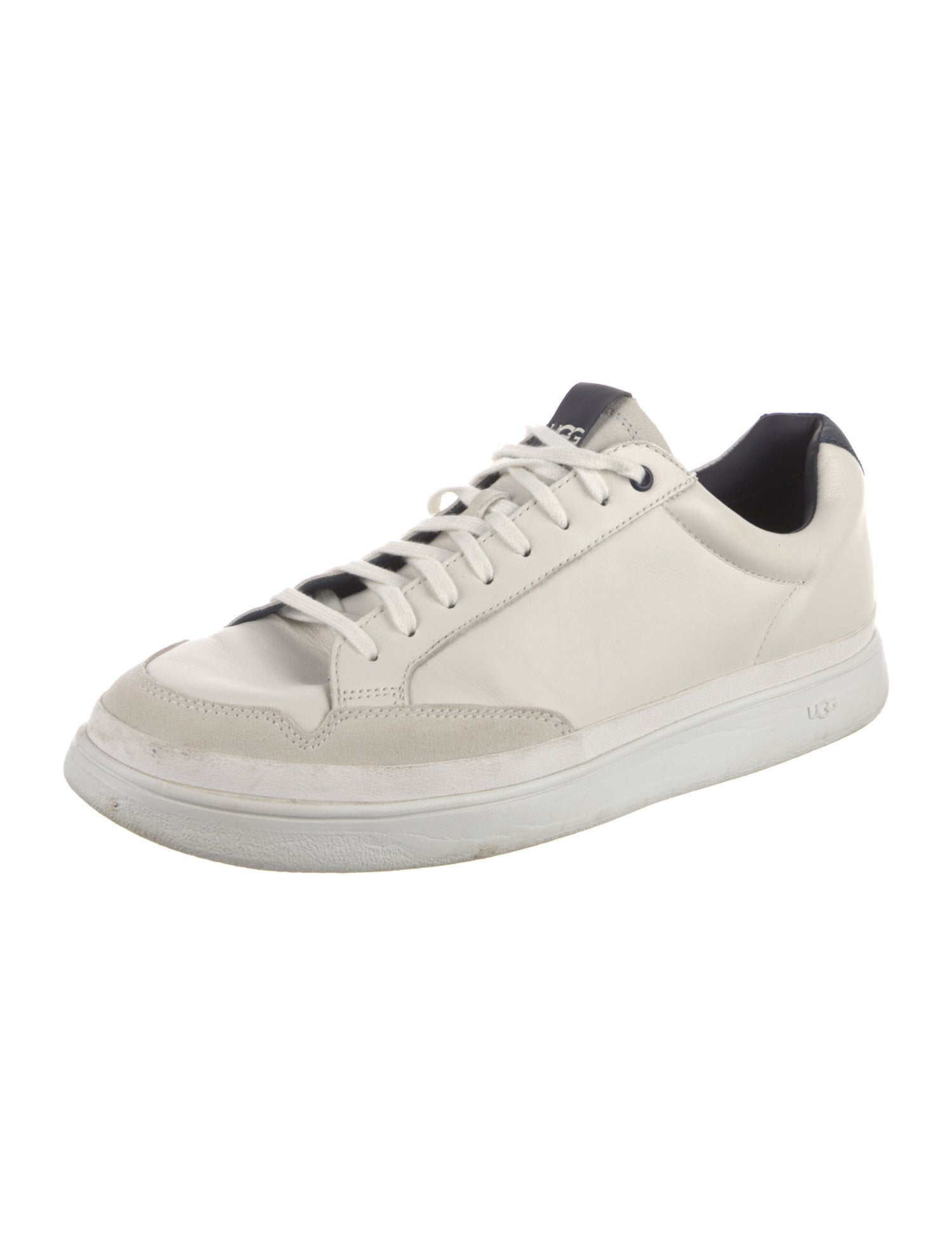 UGG Leather Colorblock Pattern Sneakers