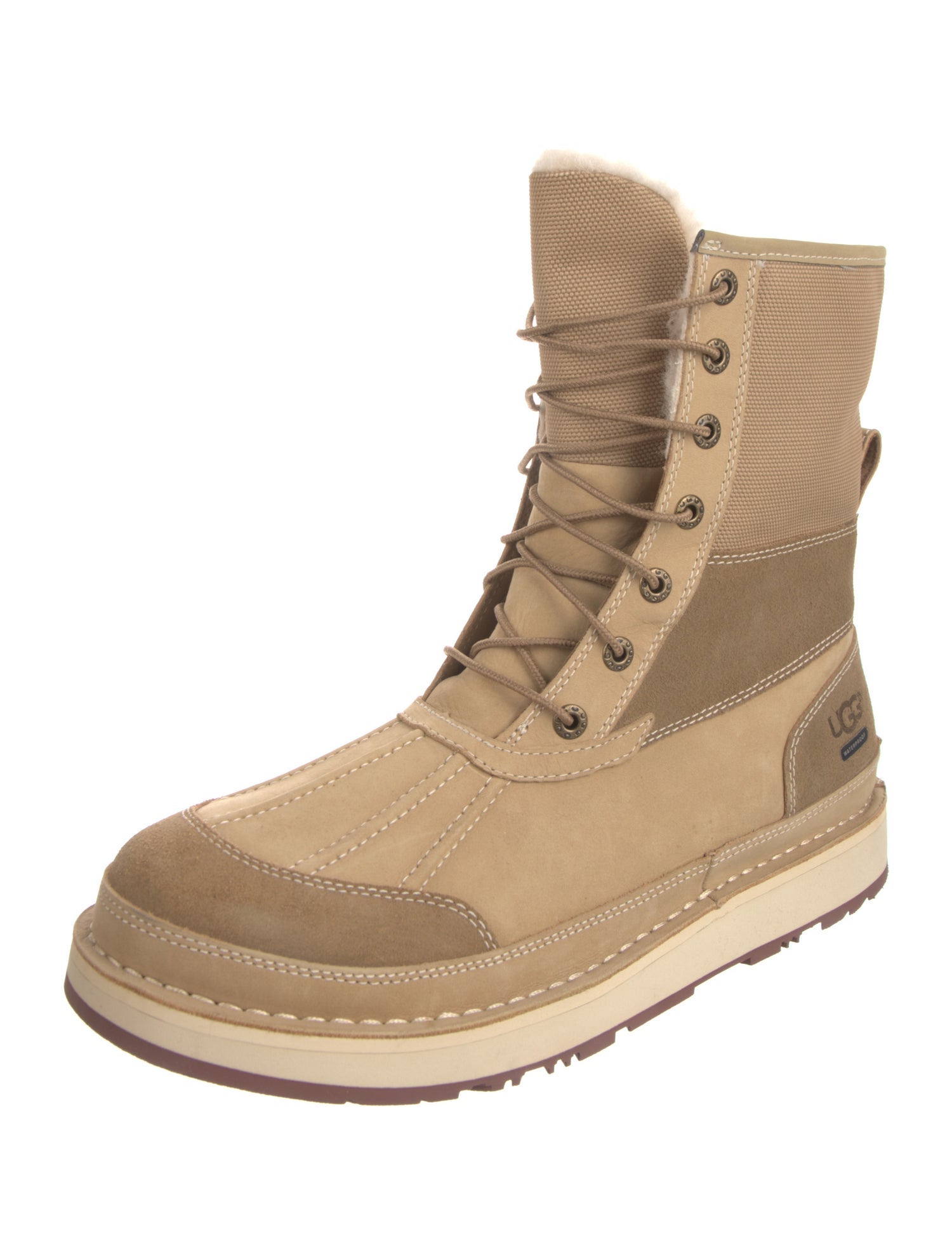 UGG Suede Lace-Up Boots