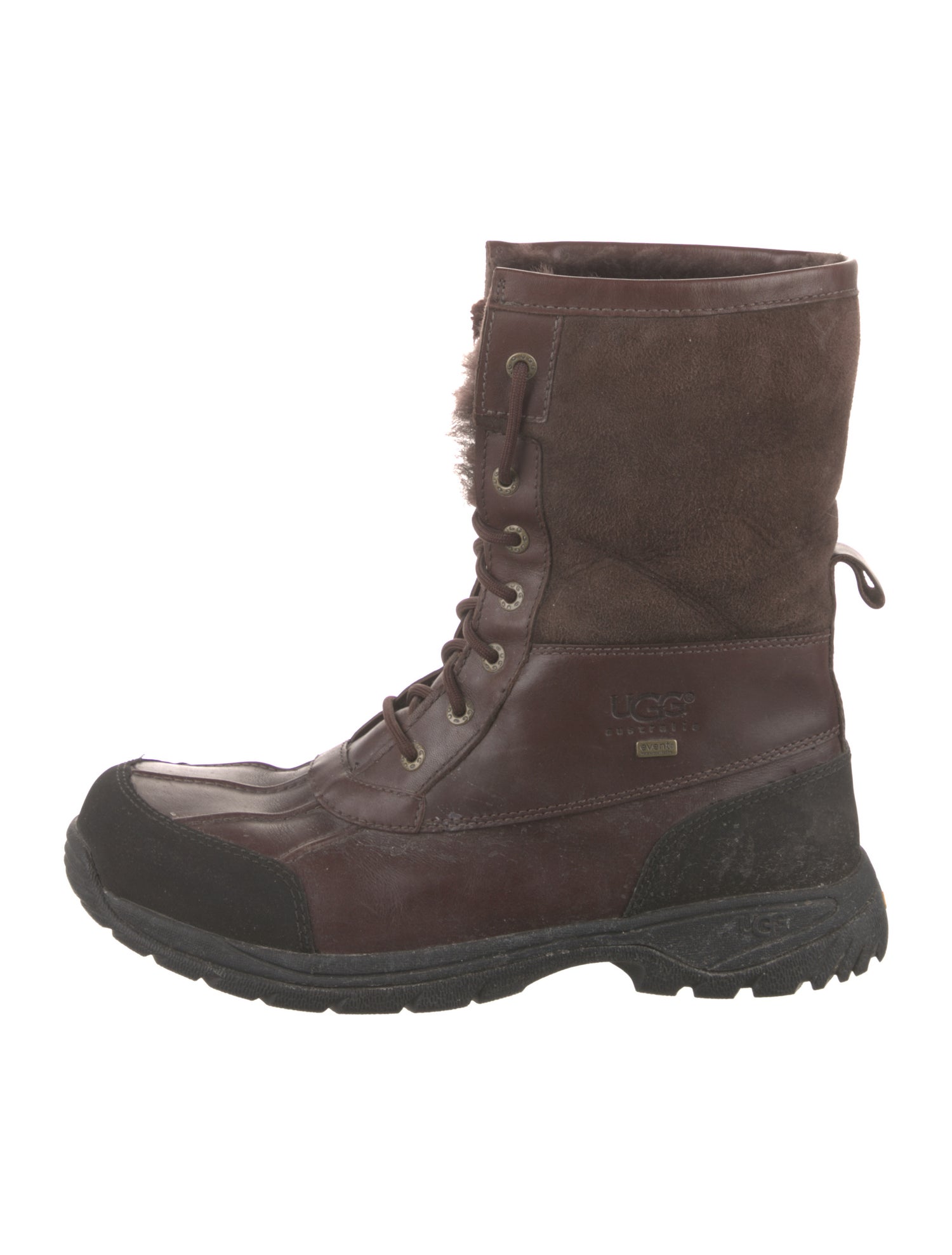 UGG Leather Lace-Up Boots