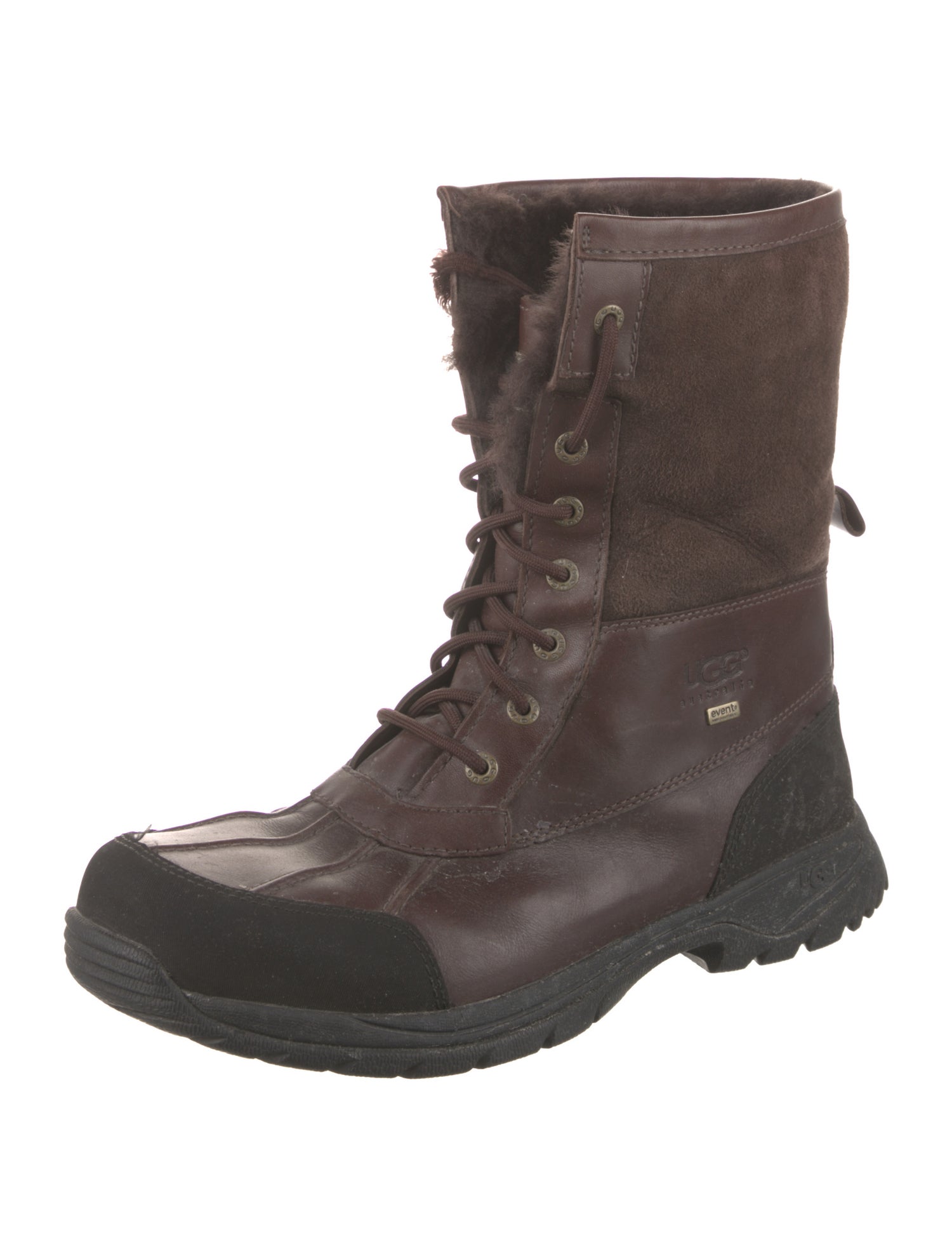 UGG Leather Lace-Up Boots