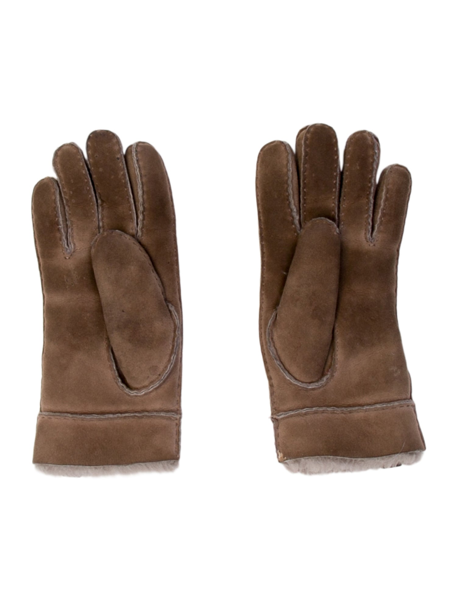 UGG Leather Winter Gloves