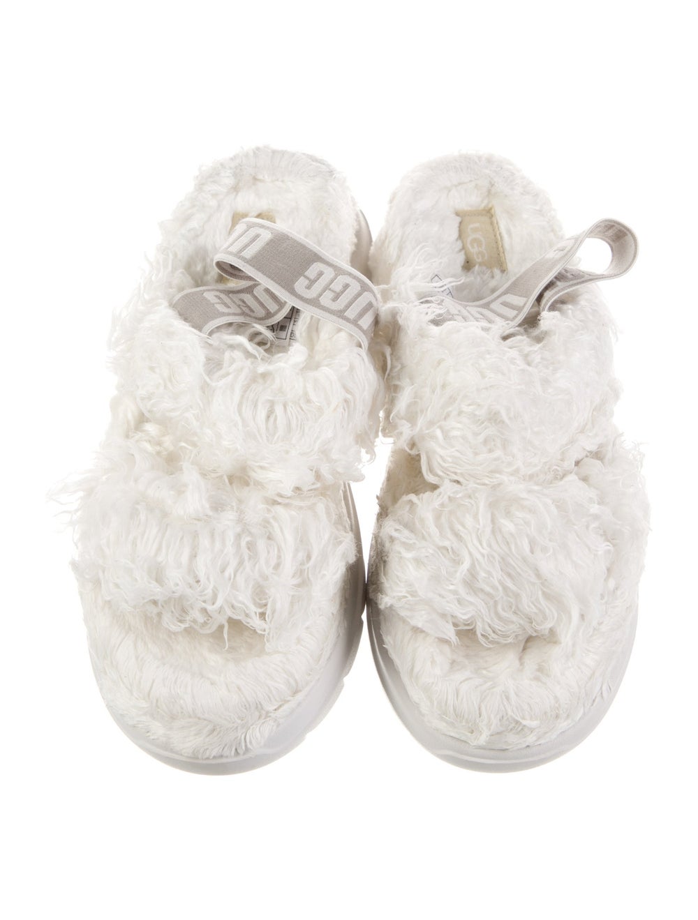 UGG Shearling Patterned Slingback Sandals - image 3