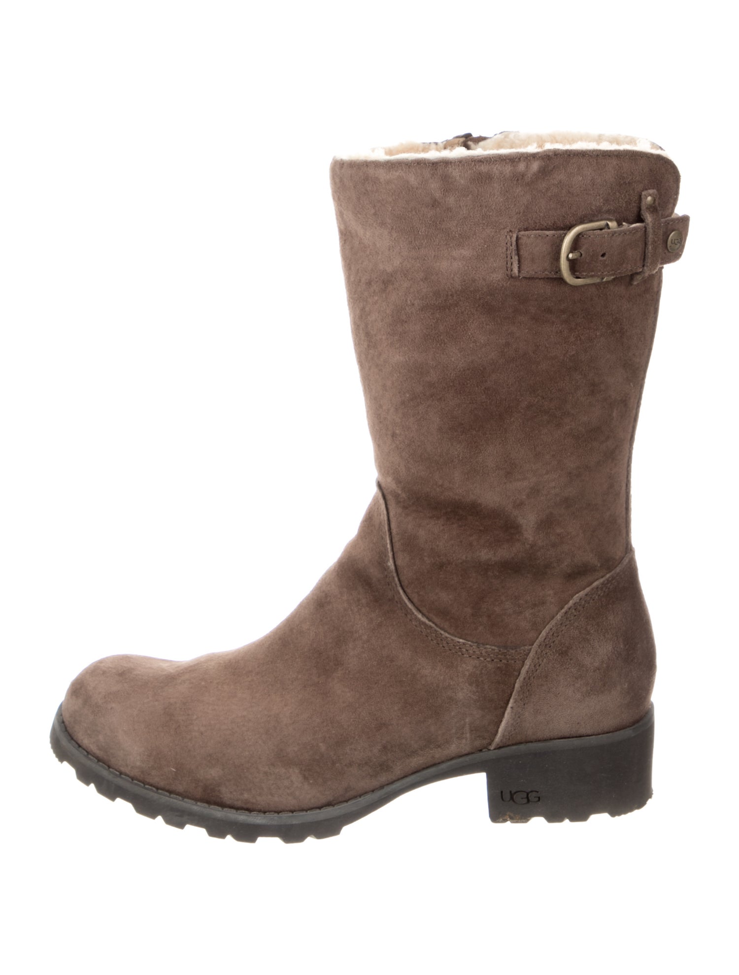 UGG Suede Moto Boots