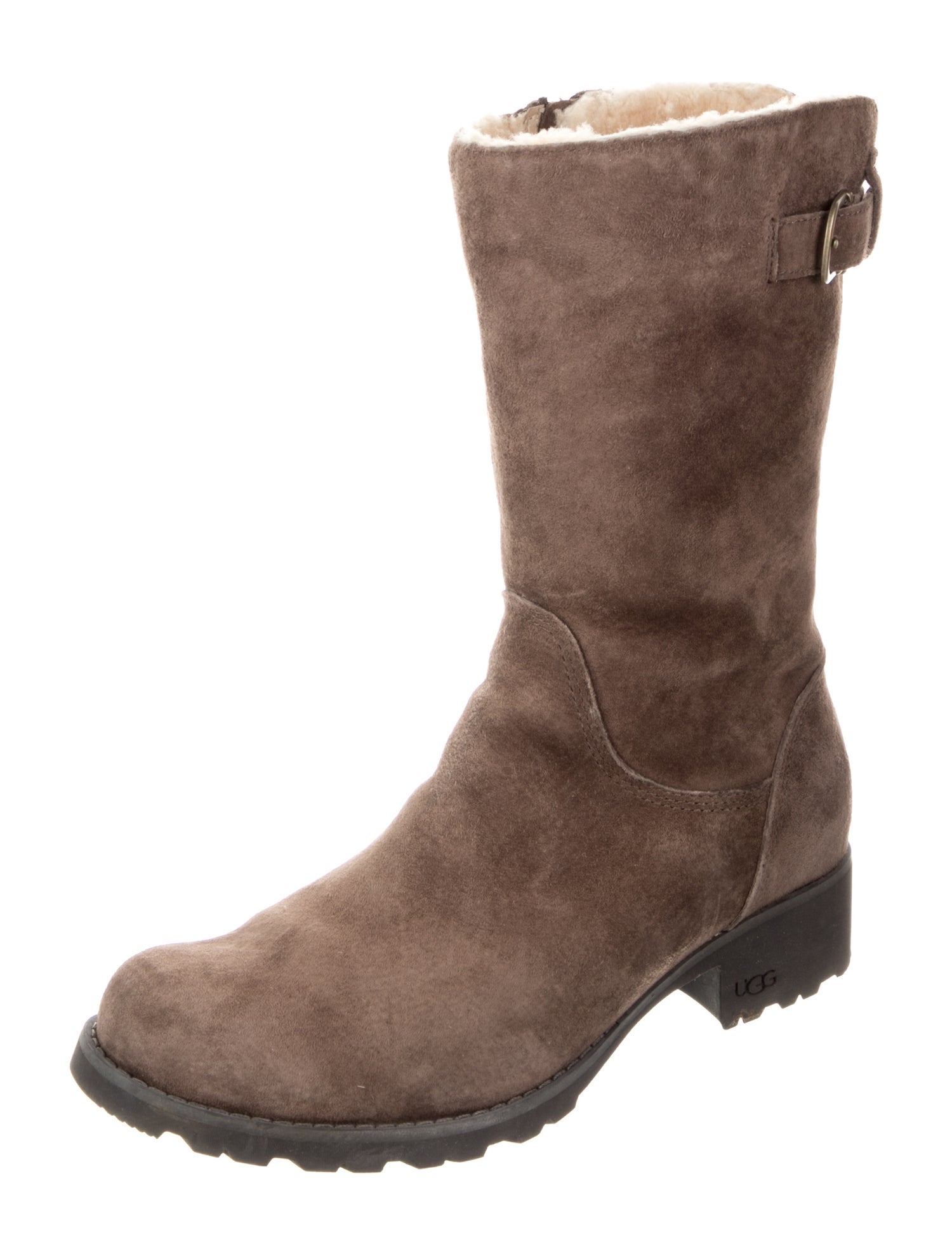 UGG Suede Moto Boots