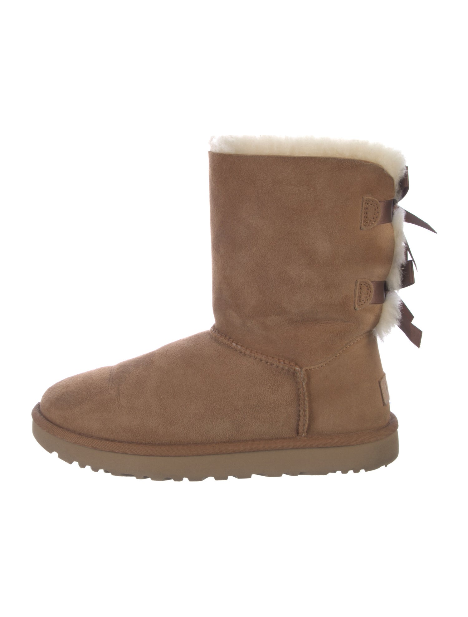 UGG Suede Bow Accents Boots