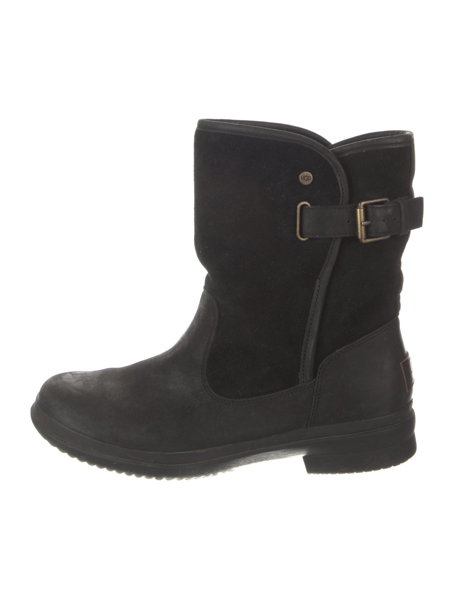 UGG Suede Moto Boots