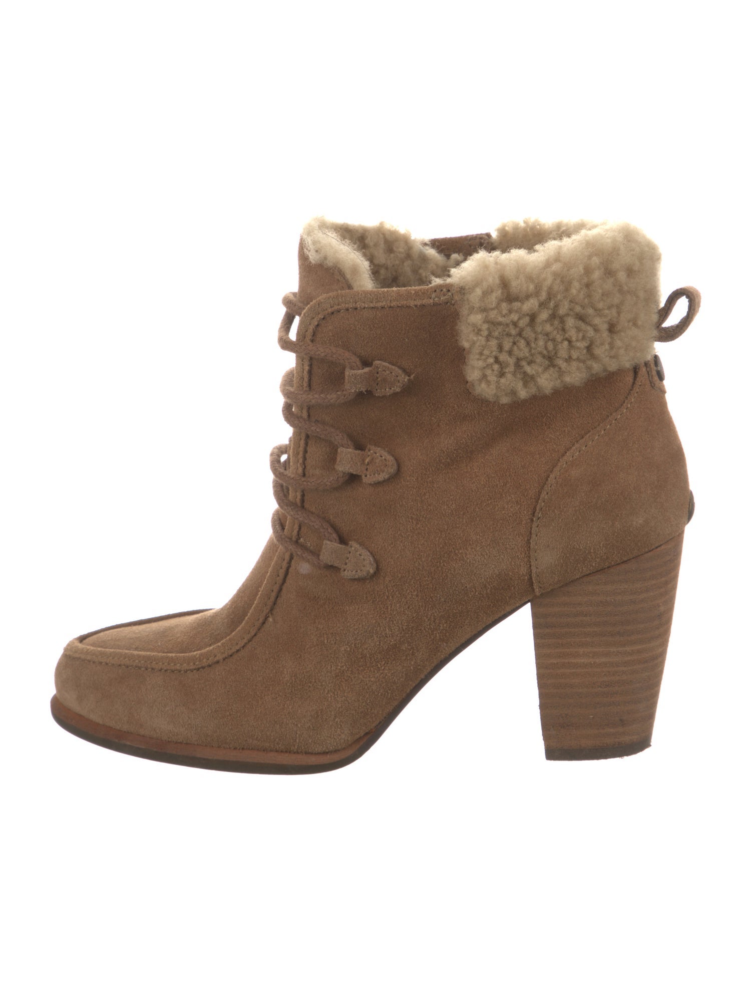 UGG Suede Lace-Up Boots