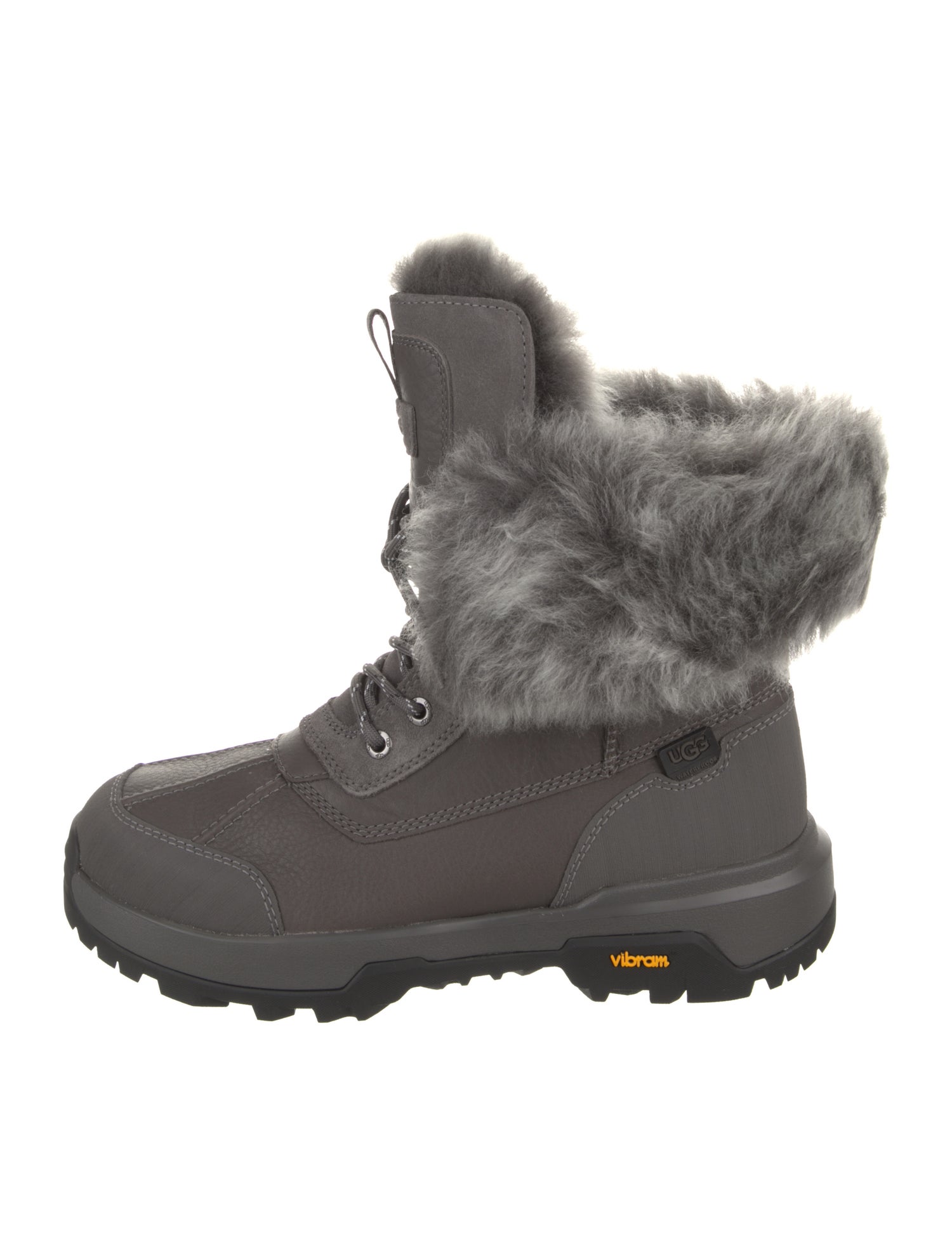 UGG Leather Lace-Up Boots