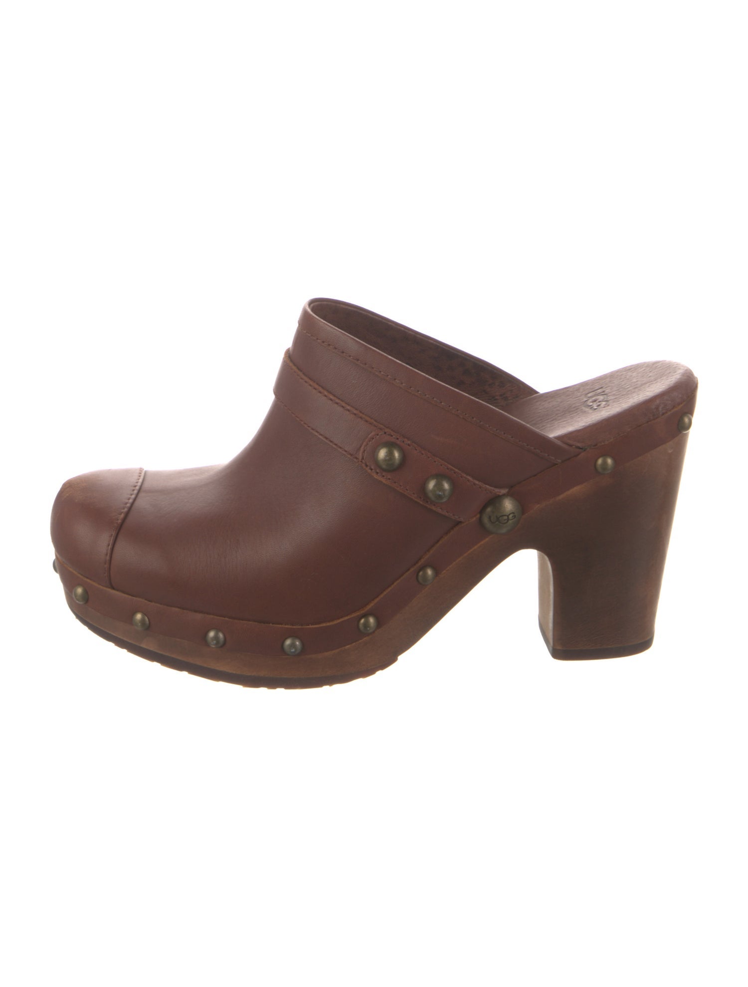 UGG Leather Studded Accents Mules