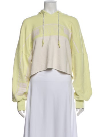 Pre-owned Ugg Graphic Print Crew Neck Hoodie In Blue