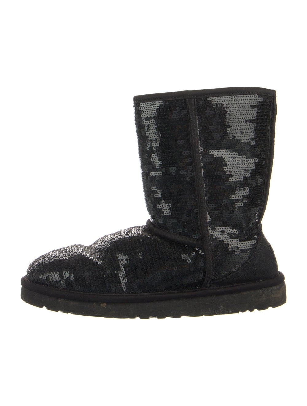 UGG Sequins Sequin Embellishments Combat Boots - image 1