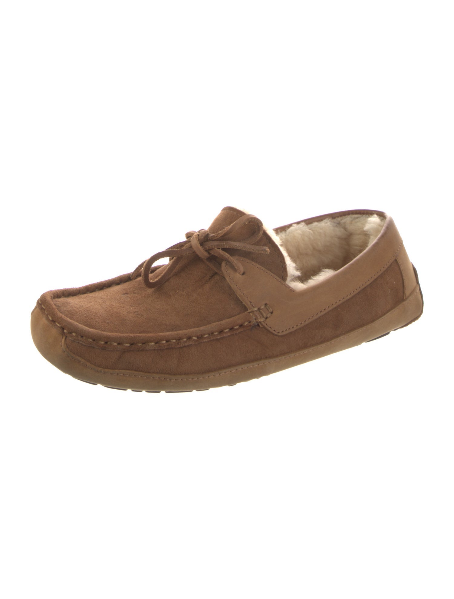 UGG Suede Bow Accents Moccasins