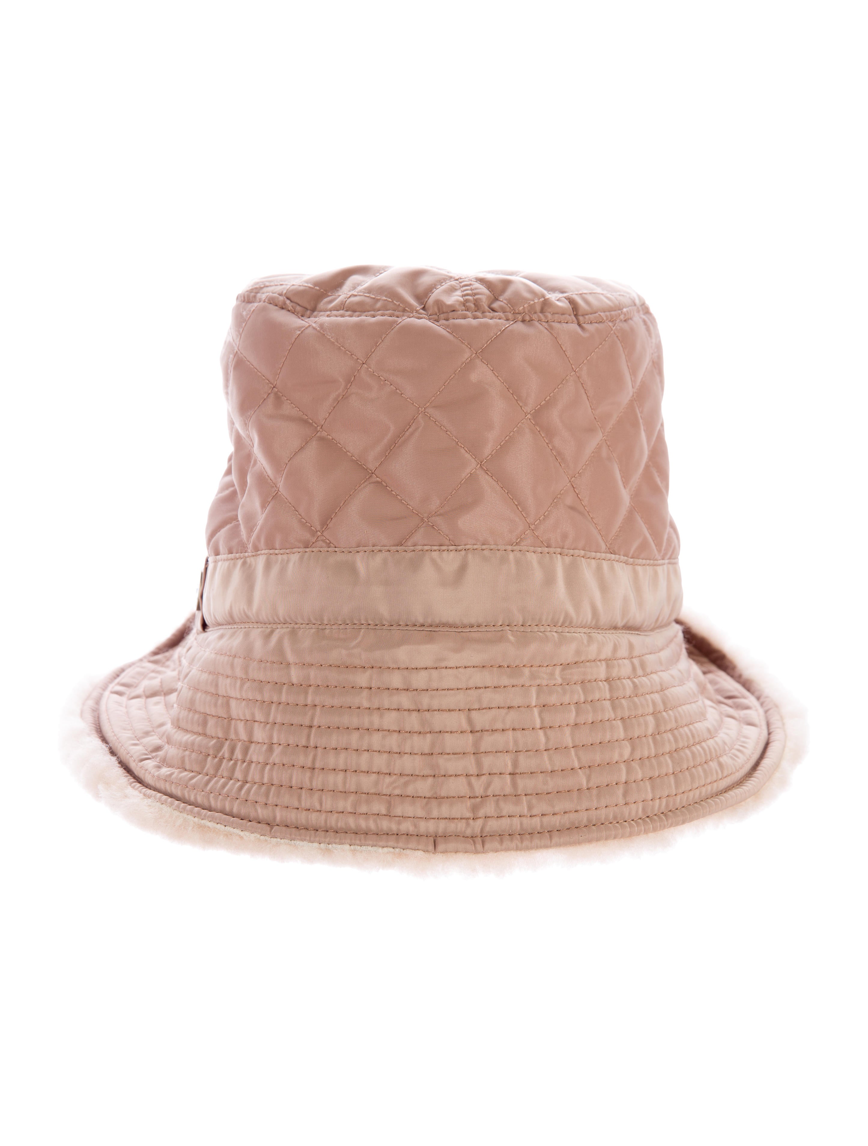 UGG Australia Shearling Bucket Hat Brown Hats, Accessories