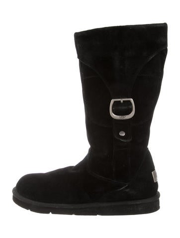 UGG Australia Shearling-Lined Suede Boots