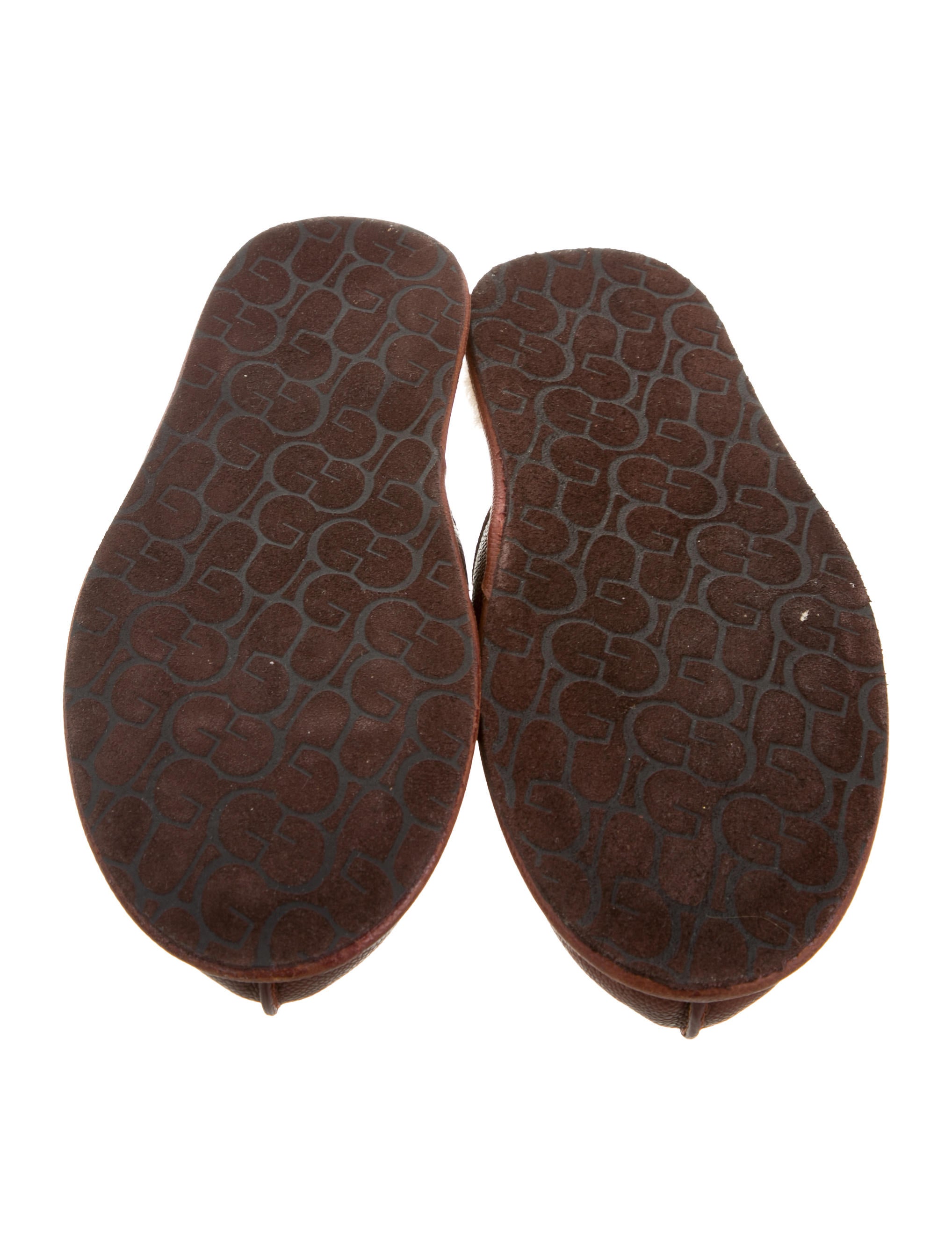 shearling lined slippers ugg australia shearling lined leather slippers w tags shearling lined slippers ugg australia shearling lined leather slippers w tags