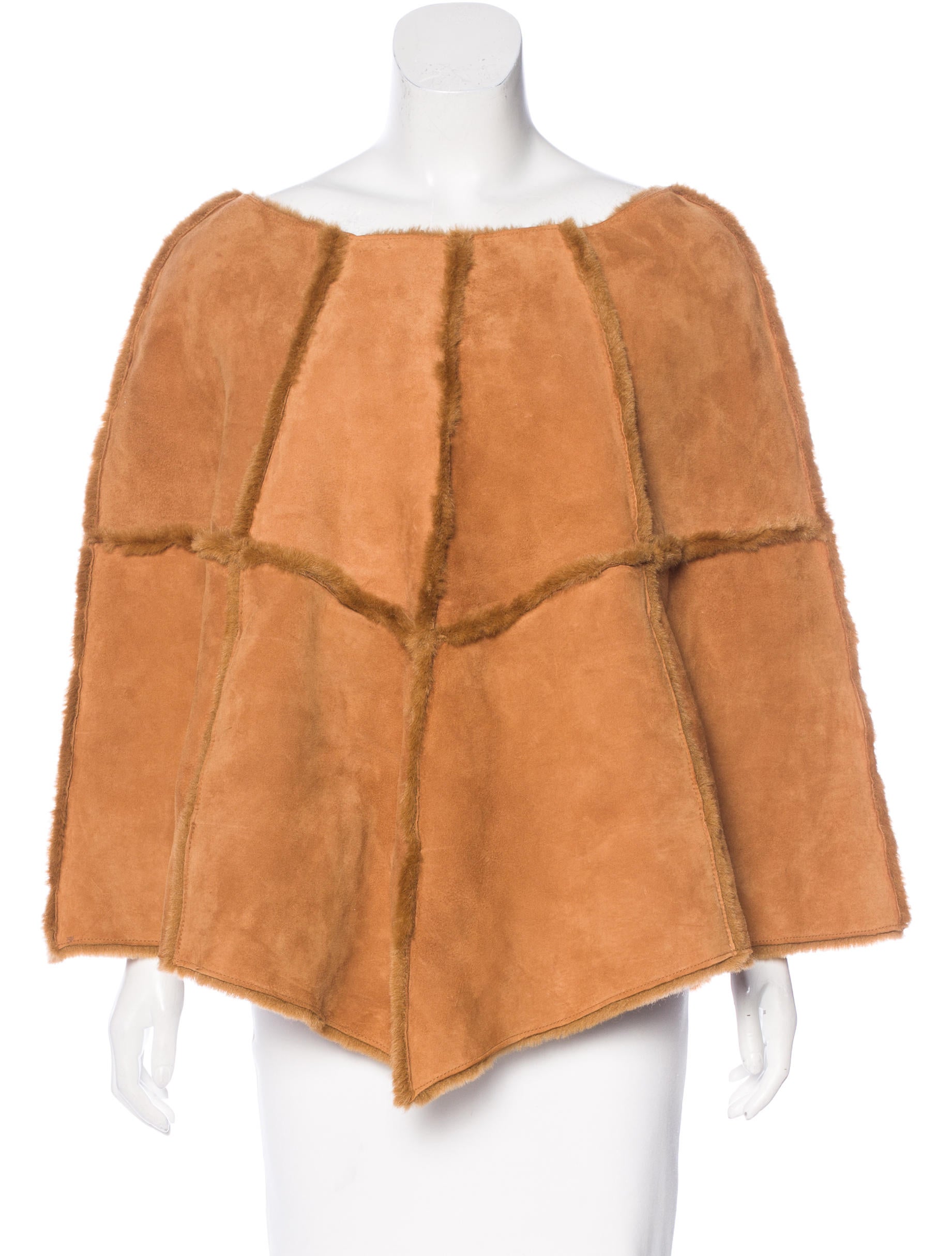ugg shearling poncho