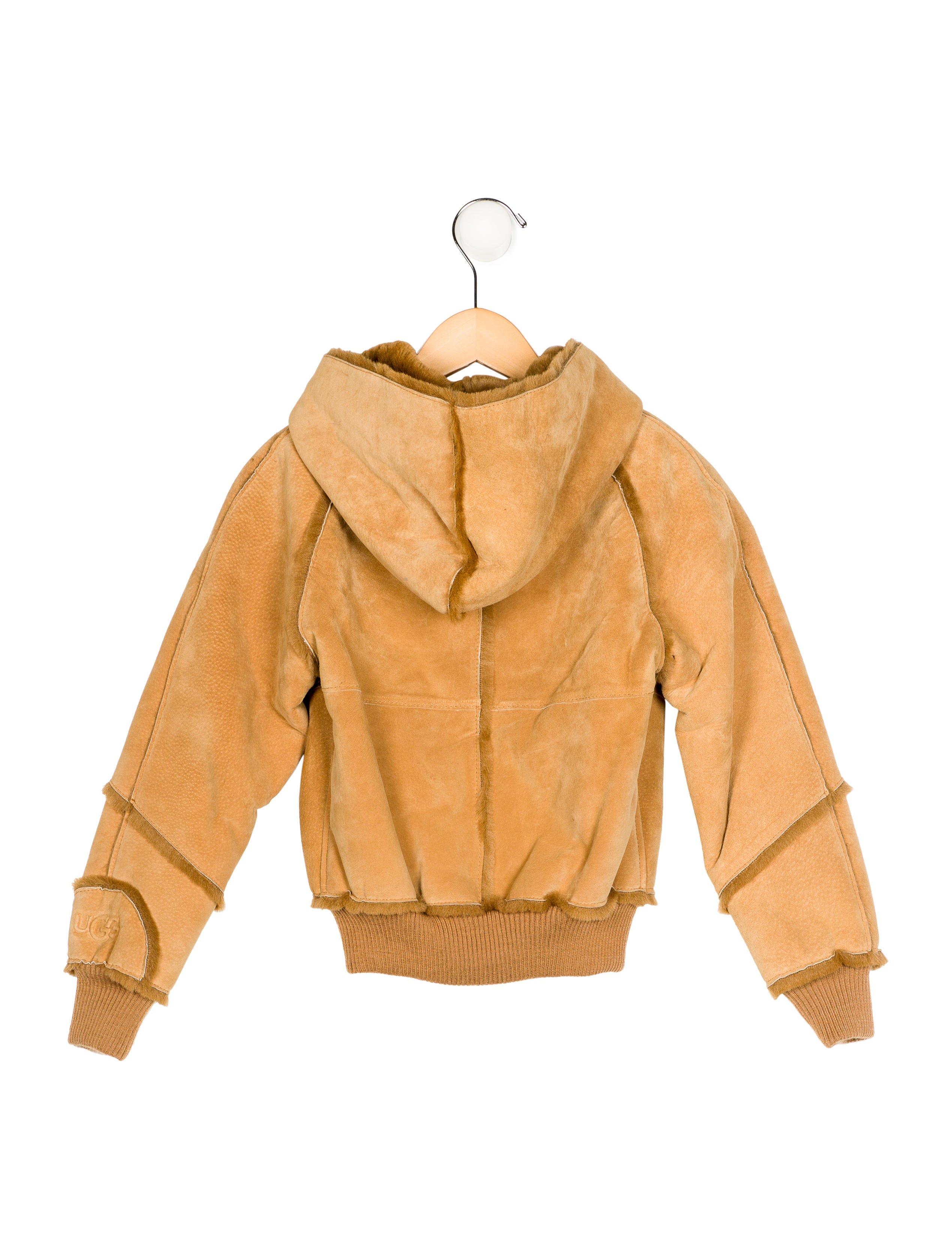 UGG Australia Boys' Suede Hooded Jacket Boys WUUGG22232 The RealReal