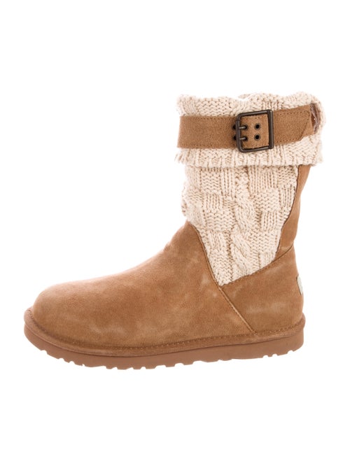 UGG Cassidee Mid-Calf Boots Suede Boots Brown