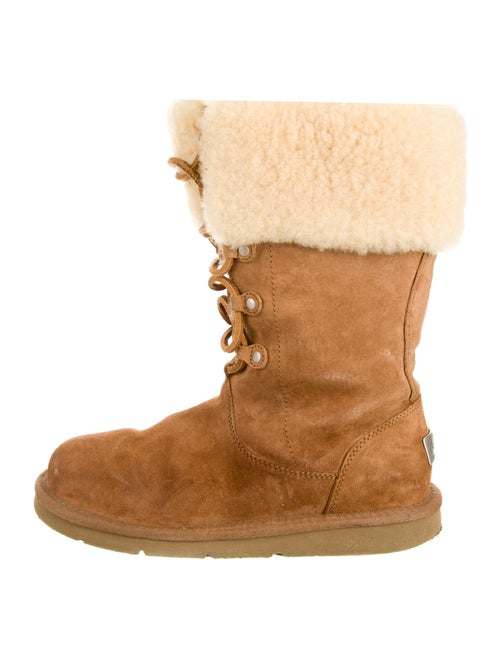 UGG Suede Lace-Up Boots