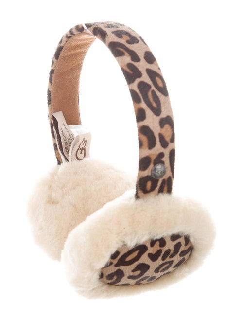 UGG Ponyhair Earmuffs Tan