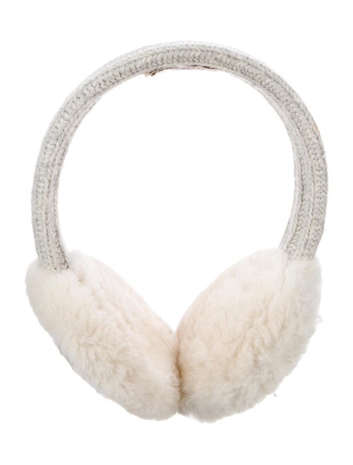 UGG Shearling Knit Earmuffs grey