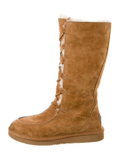 UGG Shearling Lace-Up Boots