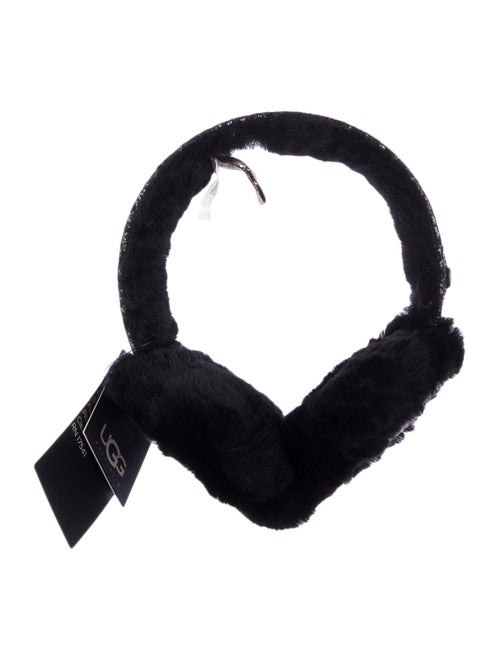 UGG Trimmed Glitter Earmuffs w/ Tags Black