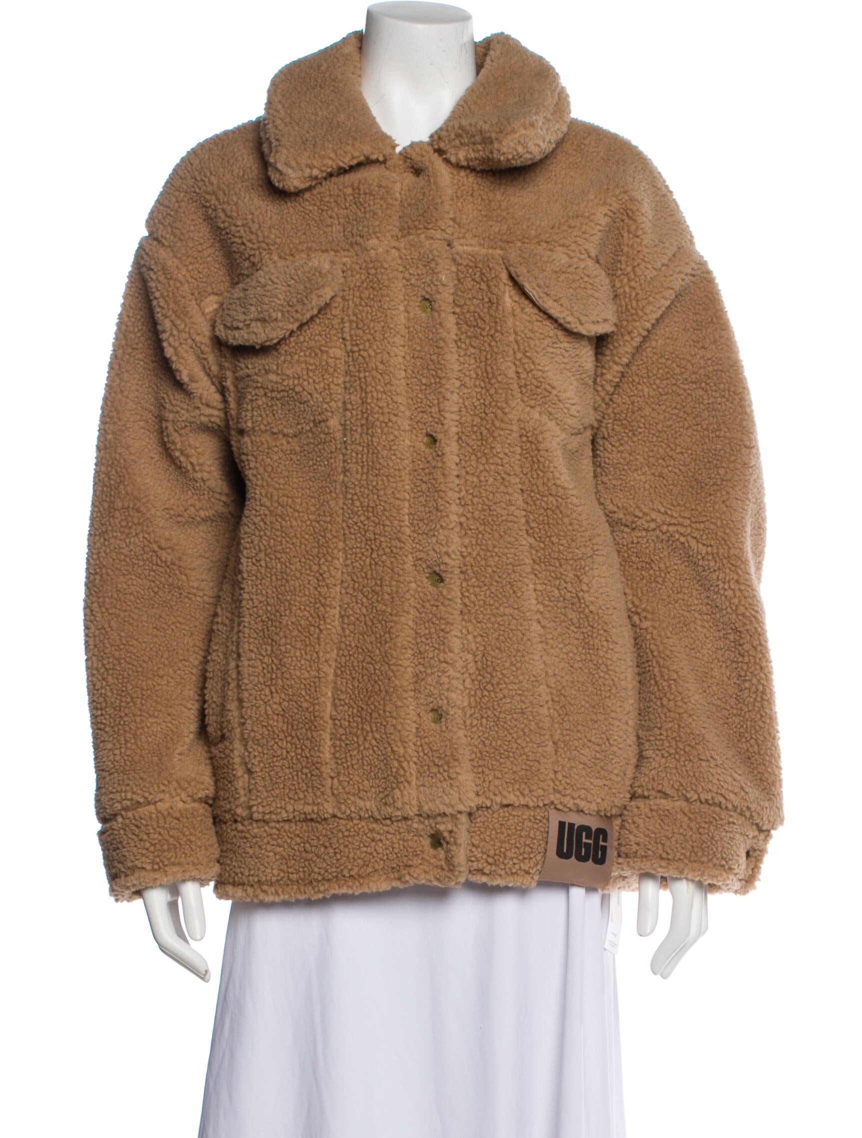 UGG Faux Fur Coat w/ Tags Neutrals Coats, Clothing WUUGG84304 The