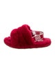 UGG UGG Girls' Logo Shearling Slippers