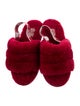 UGG UGG Girls' Logo Shearling Slippers