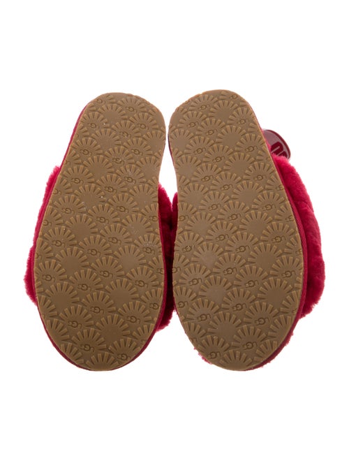 UGG UGG Girls' Logo Shearling Slippers
