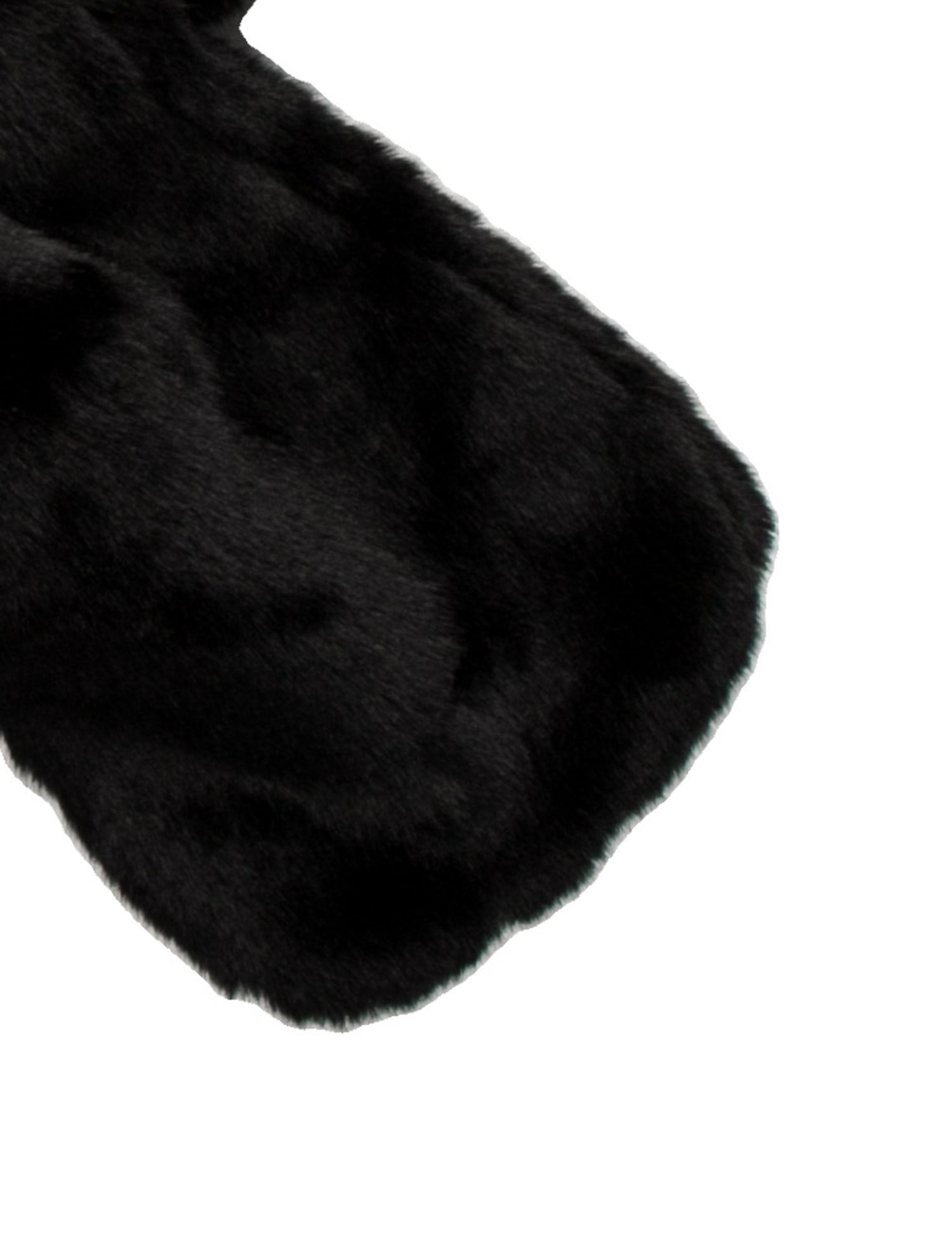 UGG Faux Fur Stole Black Scarves and Shawls, Accessories WUUGG98579