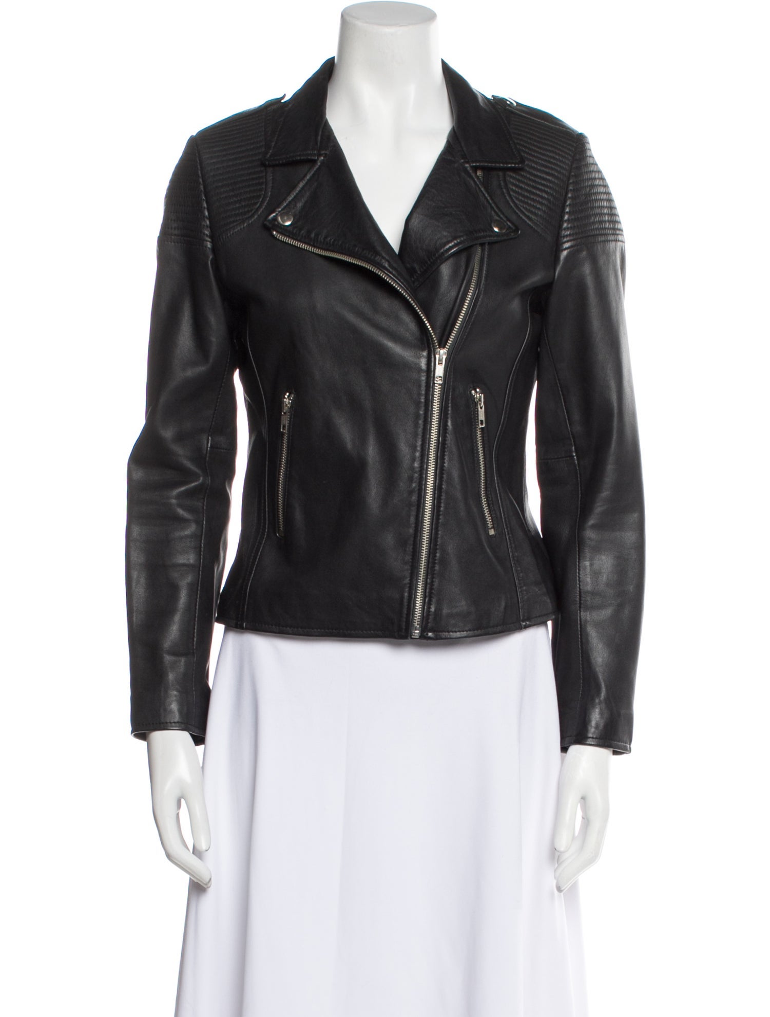 Friend of Mine Leather Biker Jacket